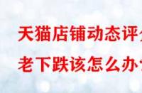 天貓店鋪動(dòng)態(tài)評(píng)分老下跌該怎么辦？