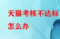天貓考核不達標(biāo)怎么辦？有沒有補救的辦法？