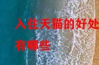 入住天貓的好處有哪些？它的優(yōu)勢在哪里？