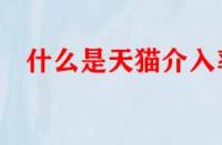 什么是天貓介入率？數(shù)值多少才算合格？