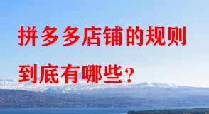拼多多代運(yùn)營(yíng)